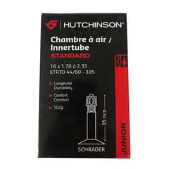 Chambre à Air Hutchinson Standard 16x1.70/2.35 Schrader 35mm ETRTO 44/60-305
