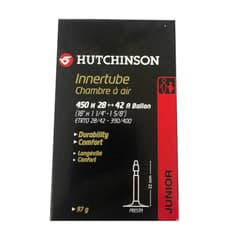 Chambre à Air Hutchinson Standard 450x28/42A 18x1"1/4 à 1"5/8 Presta 32mm ETRTO 28/42-390/400
