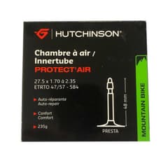 Chambre à Air Hutchinson Protect'Air 27.5x1.70/2.35 Presta 48mm avec Liquide Préventif ETRTO 47/57-584