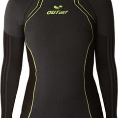 Sous-Vêtement Outwet Islanda Manches Longues Col Rond Unisexe Noir L/XL