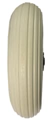 Roue et Pneu Plein Greentyre Leo 8x2 200x50 Gris Moyeu 60mmx8mm
