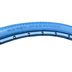 Pneu Plein Greentyre Marathon Bleu 700x35C Largeur Intérieure de Jante 17-20mm ETRTO 35-622