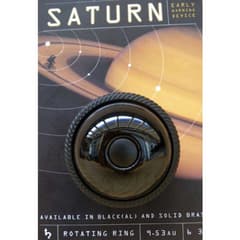 Sonnette Mirrycle Saturn Noir