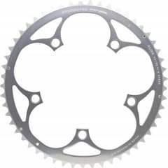 Plateau extérieur Spécialités T.A. Alize 9/10 vitesses 52 dents 130 mm argent