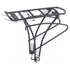Porte Bagage Arrière Point Aluminium 24" 26" 28" Noir