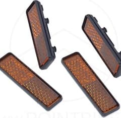 Point Réflecteurs de pédales Clip-On 4 pièces
