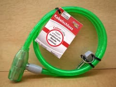 Antivol Câble Point 80cm Vert