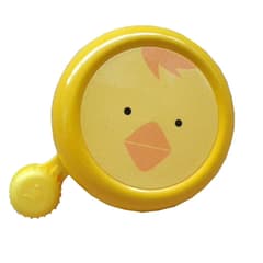 Sonnette Point Poussin pour Vélo Jaune
