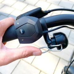 Widek Paperclip Sonnette vélo électrique noir