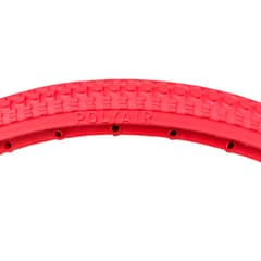 Pneu Plein Greentyre Polyair Rouge 20x1.75 Largeur Intérieure de Jante 19-21mm ETRTO 44-406