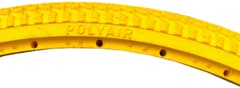 Pneu Plein Greentyre Polyair Jaune 24x1.75 Largeur Intérieure de Jante 29-31mm ETRTO 44-507