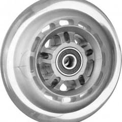 Roue complète Olympique Skate Transparente 100x24 mm - axe 8 mm