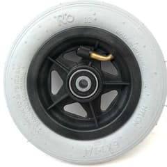 Roue gonflable ROLKO 6x1 1/4 / 150x30 - jante plastique noire