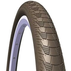 Pneu Mitas Cityhopper 26x2.00 Clasic Anti-crevaison Marron Reflex Rigide - ETRTO 52-559