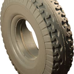 Pneu plein Greentyre Shoppa gris 4.10/3.50-6 - 310x90