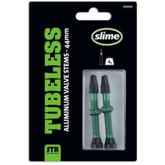 Valves Tubeless Slime  44 mm Pack de 2 Vert