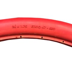 Pneu Plein Greentyre City Slick Rouge 26x1.75 Largeur Intérieure de Jante 18-20mm ETRTO 47-559