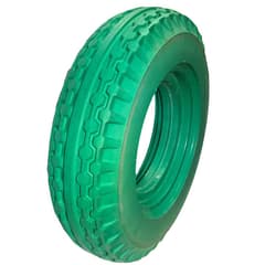 Pneu Plein Greentyre Snow Green 3.00-8 Largeur Intérieure de Jante 51-53mm