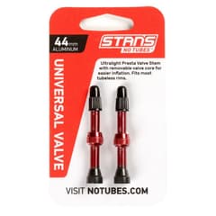 Valves Tubeless Notubes 44mm Rouge Pack de 2