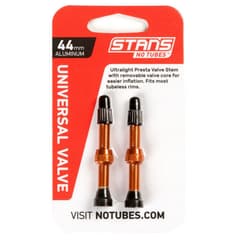 Valves Tubeless Notubes 44mm Orange Pack de 2