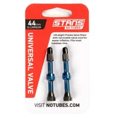 Valves Tubeless Notubes 44mm Bleu Pack de 2