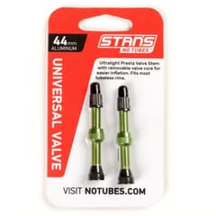 Valves Tubeless Notubes 44mm Vert Pack de 2