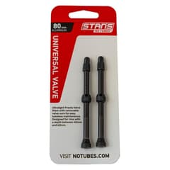 Valves Tubeless Notubes 80mm Noir Pack de 2