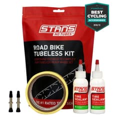 Kit de Conversion Notubes Tubeless Route Largeur 21mm Valves 55mm