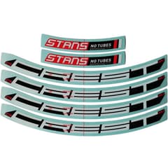 Notubes Crest MK3 Kit de Stickers 29" Blanc Rouge