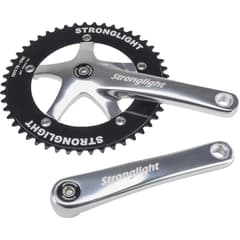 Pédalier Piste Stronglight Track 2000 JIS 5 Branches Argent 170mm 44 dents