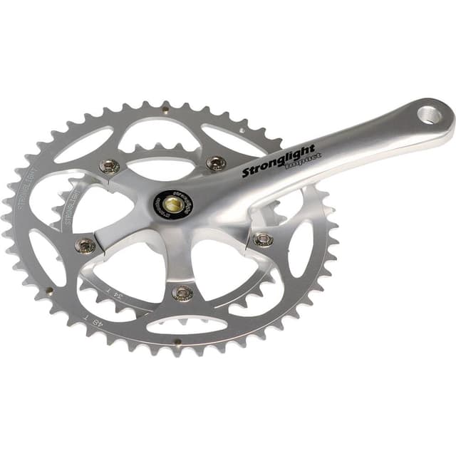 Pédalier Route Stronglight Impact Double et Compact 9/10v 5 Branches 170mm 50/36