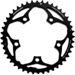 Plateau Extérieur Stronglight Type S Compact Alu 7075 2x9/10v Noir 53 dents