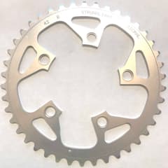 Plateau intérieur Stronglight Zicral 42 dents 94 mm argent