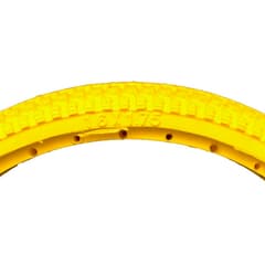 Pneu Plein Greentyre Tornado Jaune 16x1.75 Largeur Intérieure de Jante 23-26mm ETRTO 47-305