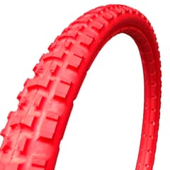 Pneu Plein Greentyre Tracker Rouge 24x1.75 Largeur Intérieure de Jante 23-25mm ETRTO 47-507