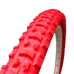 Pneu Plein Greentyre Tracker Rouge 24x1.75 Largeur Intérieure de Jante 23-25mm ETRTO 47-507