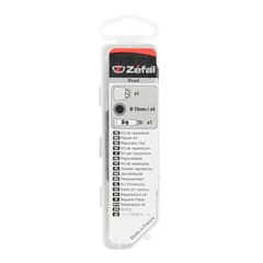 Kit de Réparation Route Zefal  : 6 rustines diamètre 15mm Colle Grattoir