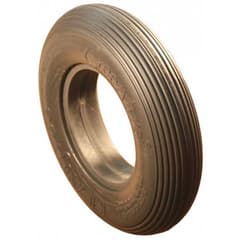 Pneu Plein Greentyre Navi Noir 4.80/4.00-8 400x100 Largeur Intérieure de Jante 58-62mm