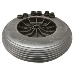 Roue et Pneu Plein Greentyre Navi Fusion Noir 4.80/4.00-8 400x100