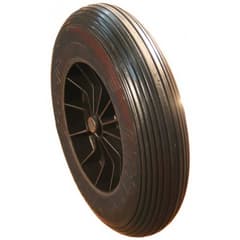 Roue et Pneu Plein Greentyre Navi Fusion Noir 4.80/4.00-8 400x100