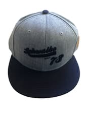 Casquette Snapback Vintage Schwalbe - Gris & Bleu avec Logo Brodé Schwalbe 73